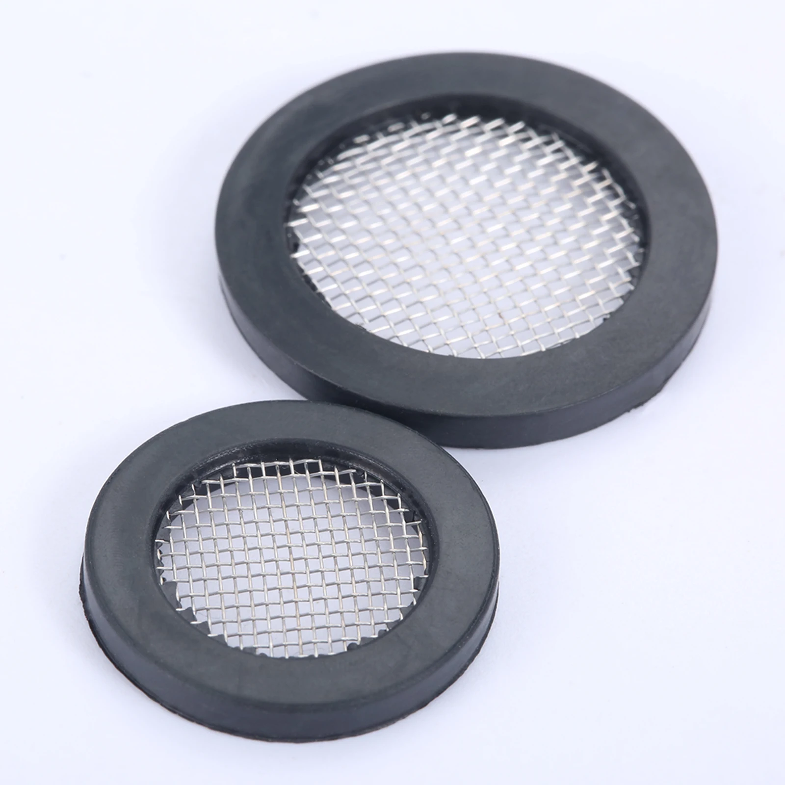 10Pcs 1/2" 3/4" O-Ring Seal Hose Gasket Rubber Washer with Net for Faucet Grommet Rubber Gasket Filter Washer Sink Strainer Tool