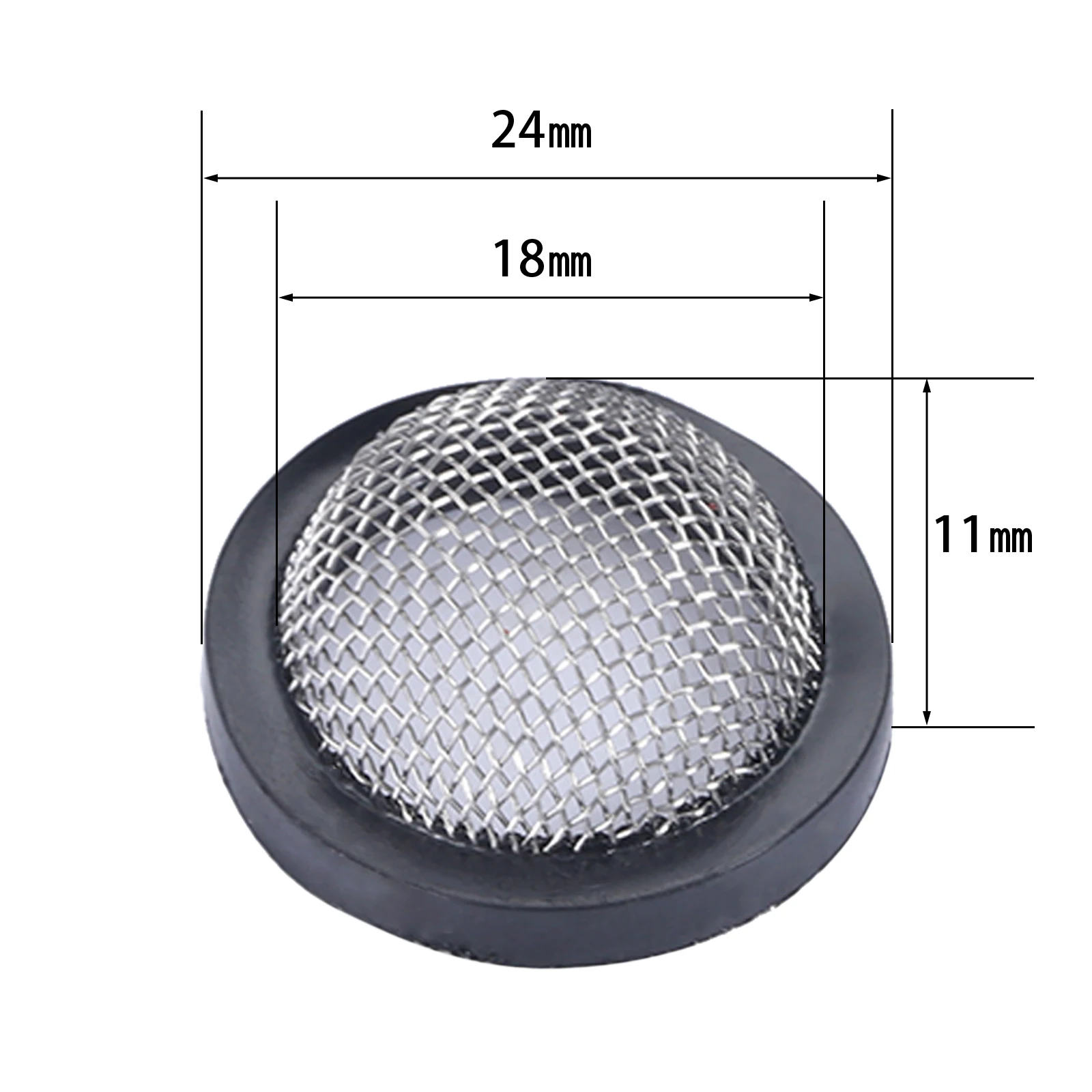10Pcs 1/2" 3/4" O-Ring Seal Hose Gasket Rubber Washer with Net for Faucet Grommet Rubber Gasket Filter Washer Sink Strainer Tool