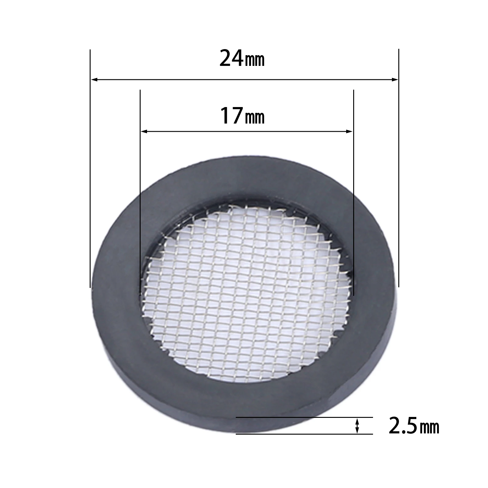 10Pcs 1/2" 3/4" O-Ring Seal Hose Gasket Rubber Washer with Net for Faucet Grommet Rubber Gasket Filter Washer Sink Strainer Tool