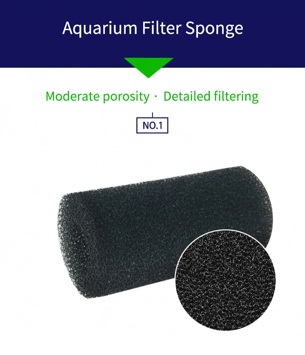 Aquarium Pre Filter Sponge Fish Tank Inflow Inlet Filter Foam Roll For Prevent Small Fish Shrimp Being Sucked Filter Barrel Tool