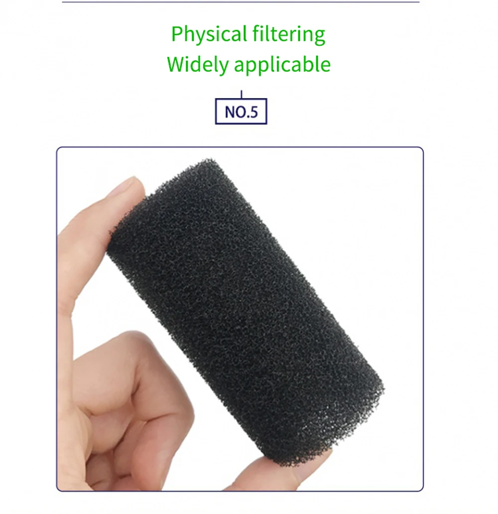 Aquarium Pre Filter Sponge Fish Tank Inflow Inlet Filter Foam Roll For Prevent Small Fish Shrimp Being Sucked Filter Barrel Tool