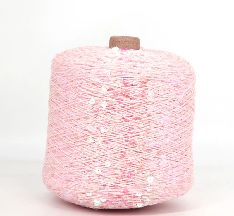 50G/Ball 49 Colors Golden Sliver Sequin Yarn Sparkle Glitter Threads Knitting Lurex Crochet Sweater Craft DIY Bag