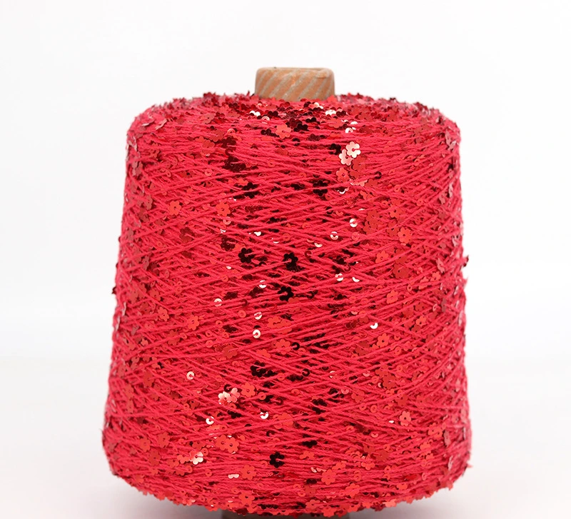 50G/Ball 49 Colors Golden Sliver Sequin Yarn Sparkle Glitter Threads Knitting Lurex Crochet Sweater Craft DIY Bag
