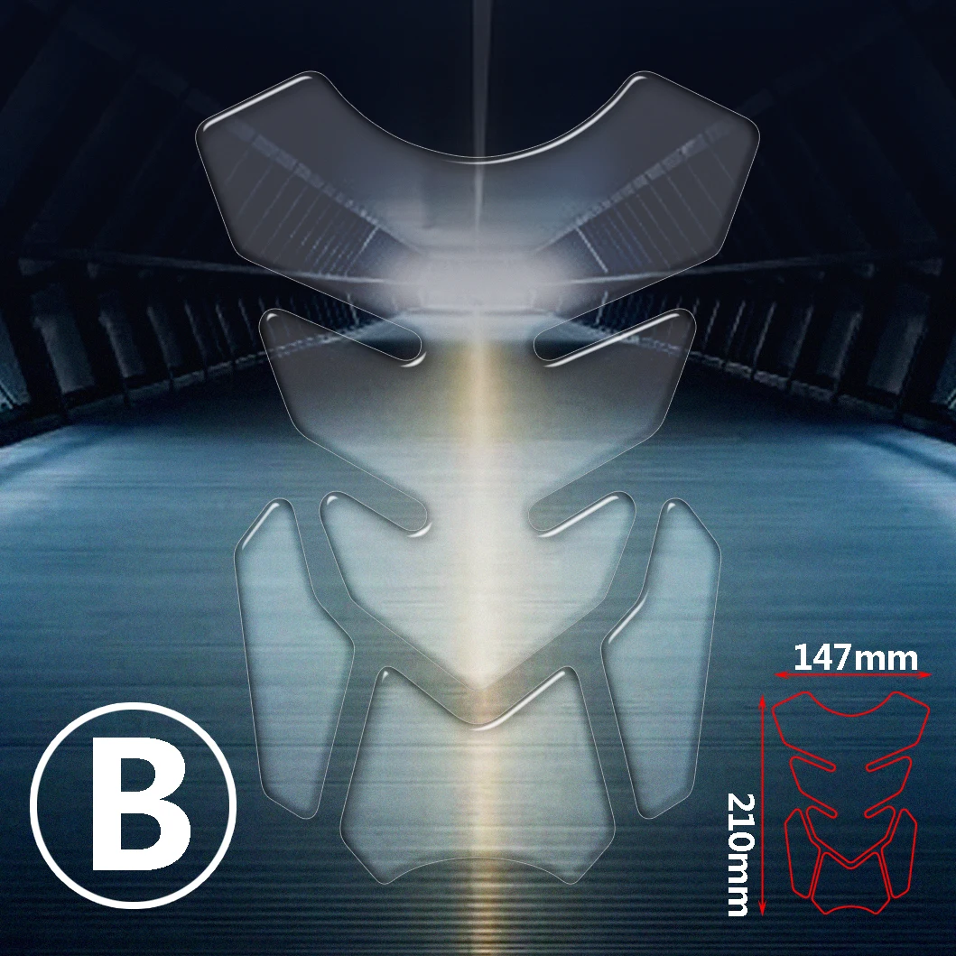 Transparent Motorcycle Tank Pad Protection Universal for Kawasaki Honda Yamaha Suzuki Aprilia Benelli Motorbike Stickers