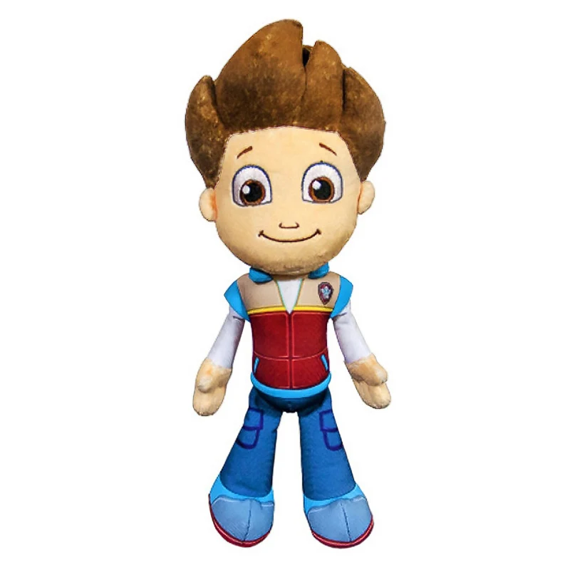 Paw Patrol Plush Toy Action Figure Ryder Marshal Zuma Everest Cartoon Model Two Postures Plush Toy Children's Birthday Party Gif