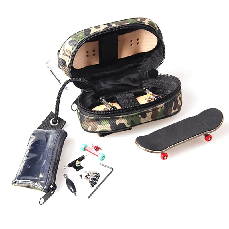 Finger Skateboard Accessories Camouflage Print Professional Fingerboard Storage Bags Adult Novelty Finger Board Toy's Box
