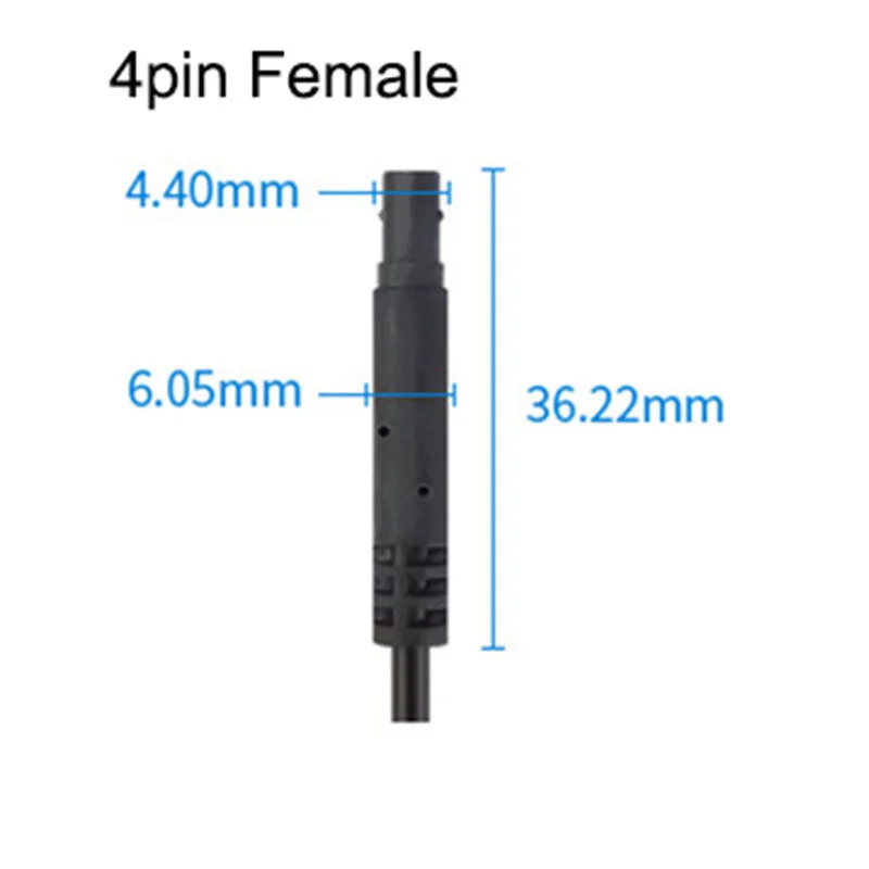 1/2/3/5/6m Male to Female Cable Car DVR Rear View Camera Extension Connector 4pin 4 Core HD Monitor Vehicle Copper Wire R1
