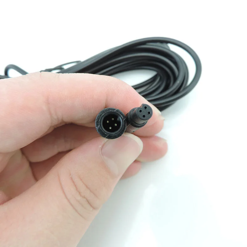 1/2/3/5/6m Male to Female Cable Car DVR Rear View Camera Extension Connector 4pin 4 Core HD Monitor Vehicle Copper Wire R1