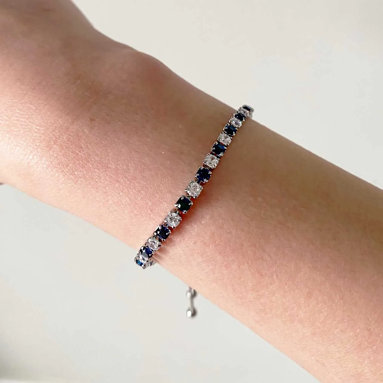 Adjustable Multicolor Tennis Bracelets for Women Ladies Wedding Rainbow Colorful Zircon Charm Bracelet Hand Chain Jewelry DZH043