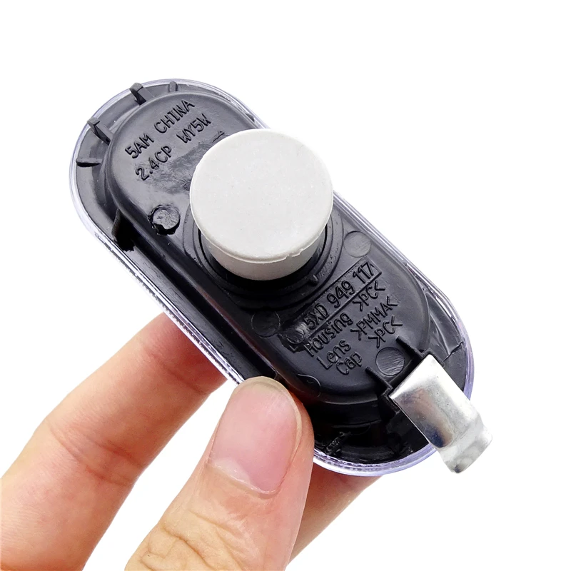2 Pcs Car Side Marker Turn Signal Light Repeater for VW Golf 4 MK4 1998 - 2006 Car-Styling Side Marker Lamp Cover