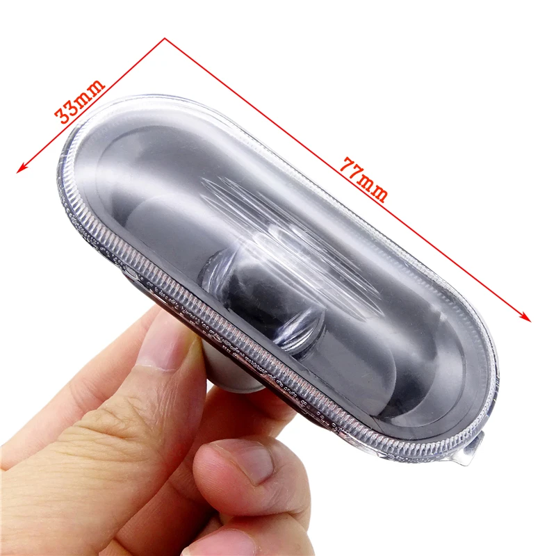 2 Pcs Car Side Marker Turn Signal Light Repeater for VW Golf 4 MK4 1998 - 2006 Car-Styling Side Marker Lamp Cover