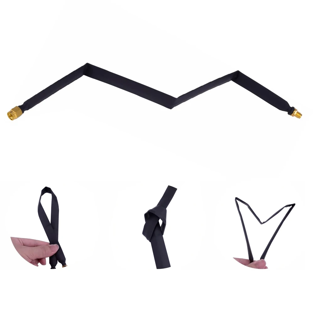 1PCS Window and Door Feed Thru Jumper  SMA Male Plug to SMA Female Jack RF Coaxial Jumper 50Ohm Pigtail for LTE Antenna Cable