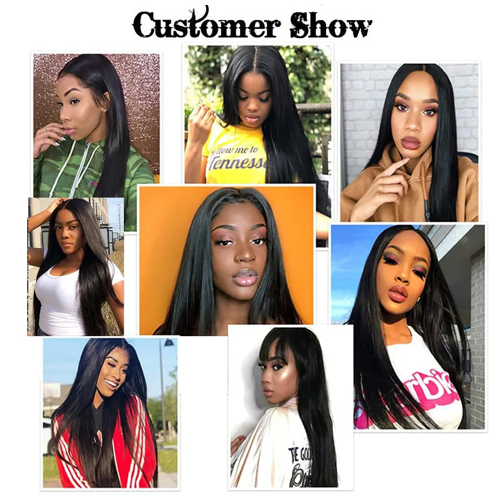 Tissage Straight Hair Bundles 1/3/4 PCS Natural Human Woman Hair Brazilian Weave 10A Human Hair Extensions Delivery 3 Day France