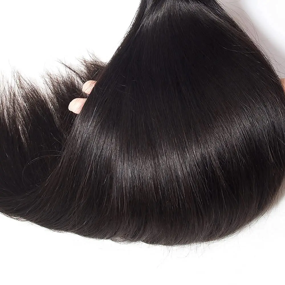 Tissage Straight Hair Bundles 1/3/4 PCS Natural Human Woman Hair Brazilian Weave 10A Human Hair Extensions Delivery 3 Day France