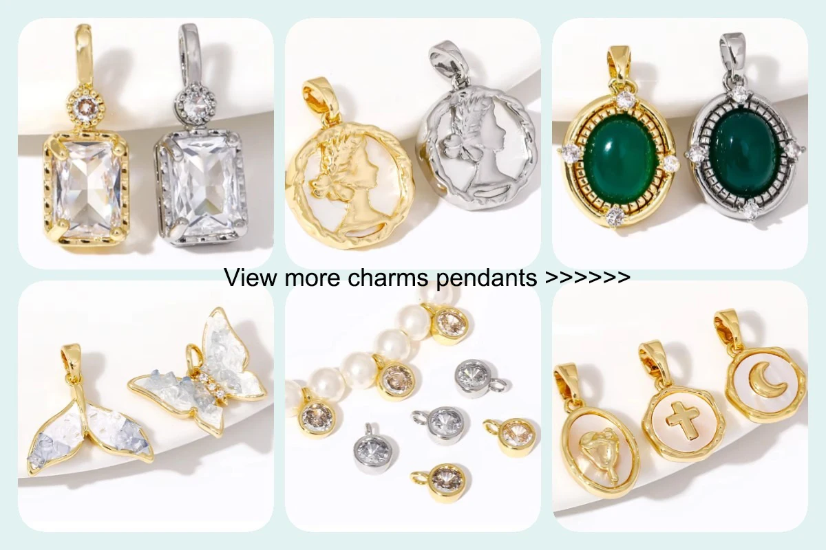 Trendy 18K Gold Plated Hinged Necklace Enhancer For DIY Necklace Making Supplies Brass Pendant Bail Jewelry Materials Wholesale