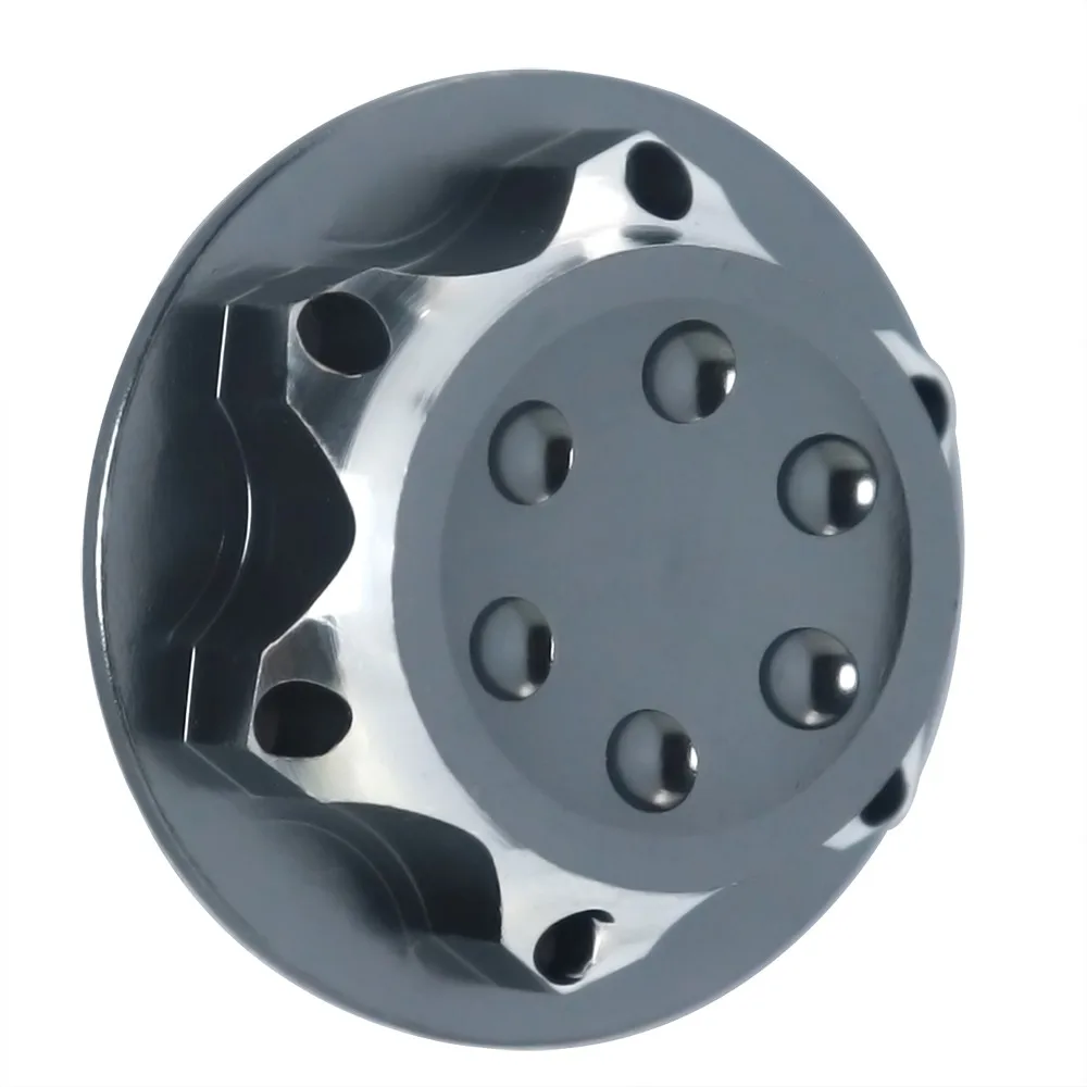 Aluminium Wheel Hub Cover Antidust Cover 17mm Hex Nut For Rc 1:8 X-maxx Summit E-revo Arrma Model Car Anti-skid Wheel Cover