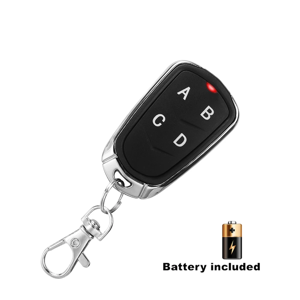 433Mhz 4CH Duplicator Remote Control Electric Gate Garage Door Opener Remote Controller Fixed Rolling Code Cloning Code Car Key