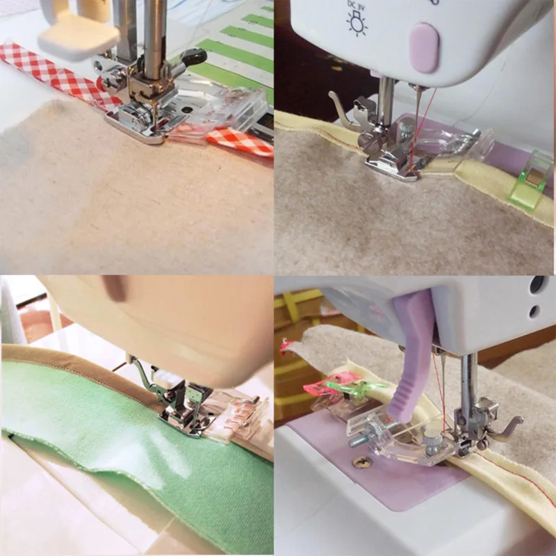 Adjustable Snap-on Bias Binder Sewing Machine Presser Foot #6290 Compatible with Domestic Machines Sewing Accessory