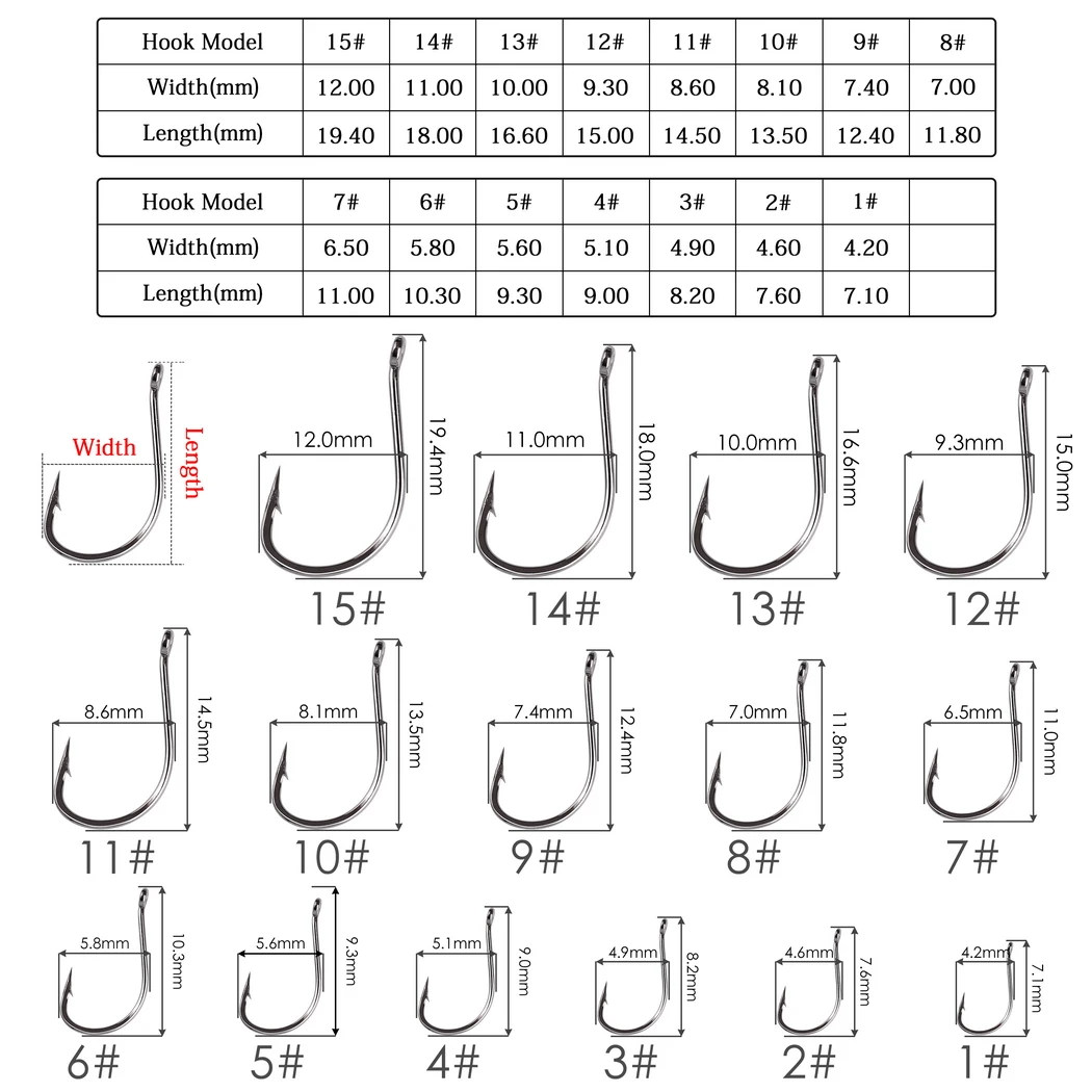 100PCS/Box Fishing Hook Jig Head Fishing Hooks Freshwater Fishhook  Carpfishing Pond Carpe Fish Tackle Accessories