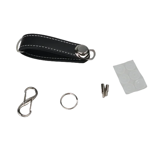 Car Key Pouch Bag Case Wallet Holder Chain Key Wallet Ring Collector Housekeeper Pocket Key Organizer Smart Leather Keychain
