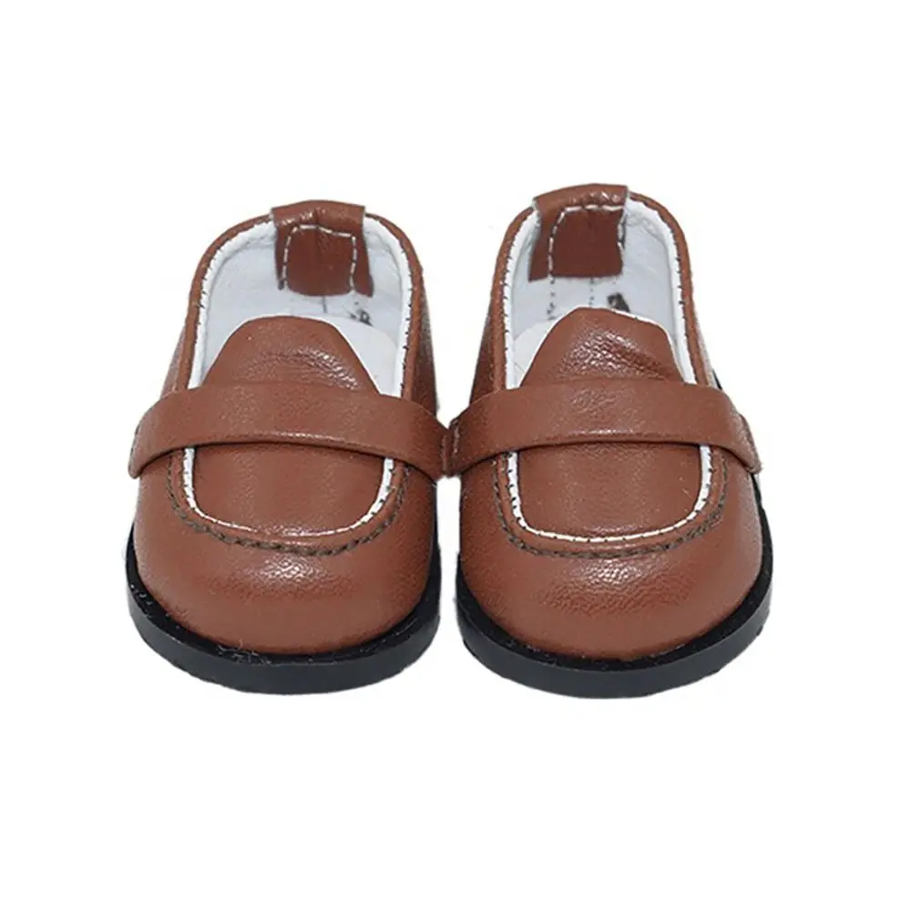 20CM Cotton Doll Shoes Fashion PU Leather Boots Casual Wear Sneakers Mini Shoes For 1/12 BJD Dolls Accessories Kids Gift