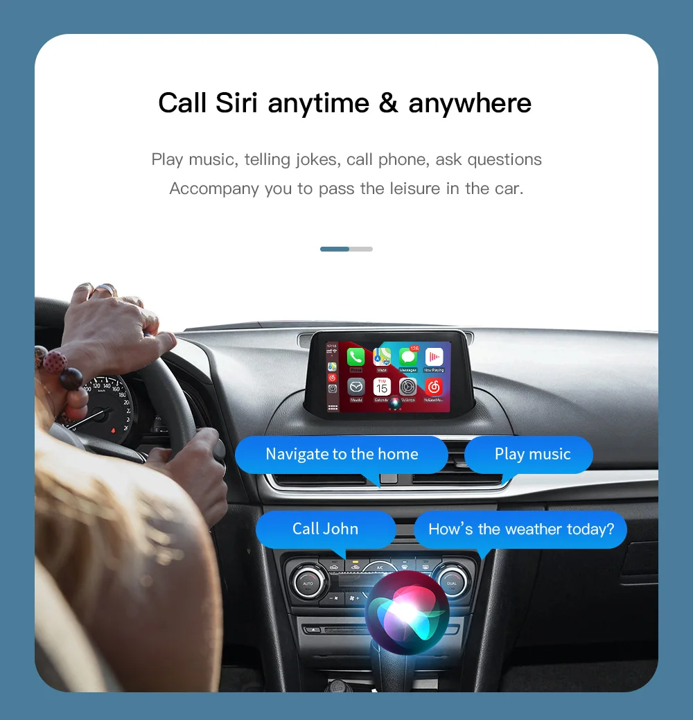 New Upgrade Wireless Apple CarPlay Android Auto Youtube USB adapter hub OEM for Mazda 3 6 2 CX3 CX5 CX8 CX9 MX5 miata TK78669U0C