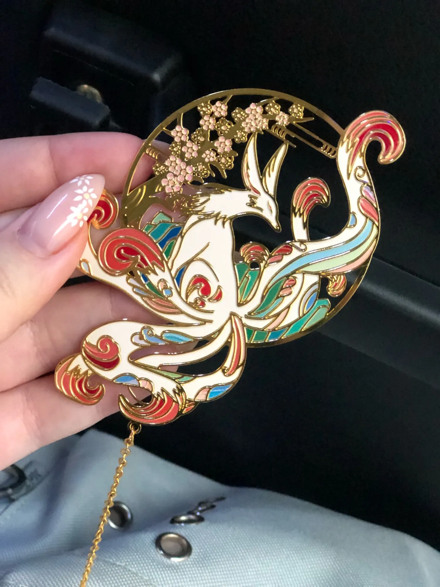 Chinese Style Brass Bookmark Tassel Pendant Retro Book Clip Metal Pagination Mark Student Gift Stationery School Office Supplies