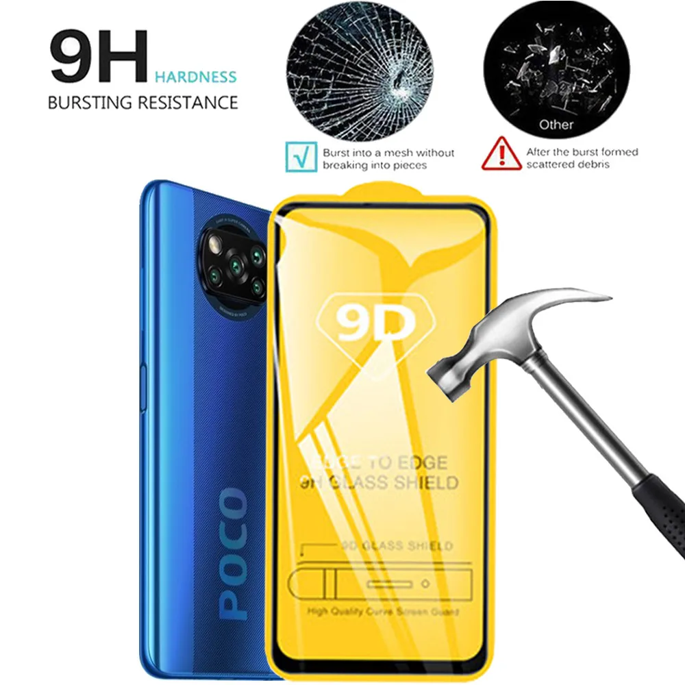 Film Poco X7 F6 X6 X5 X3 F5 Pro 5G Tempered Glass Poko F7 Ultra Camera Film Poco x7 Pro Screen Protector For Poco F7 Pro Glass
