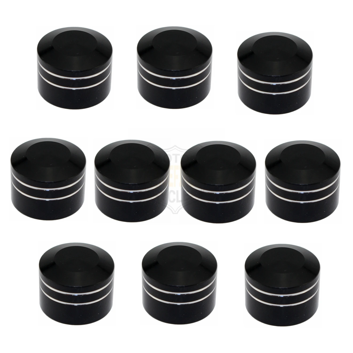 10pcs Head Bolt Cover For Harley Twin Cam Dyna Softail Touring FLH Chrome Schrauben Motor Topper Screw Caps Motorcycle Aluminum