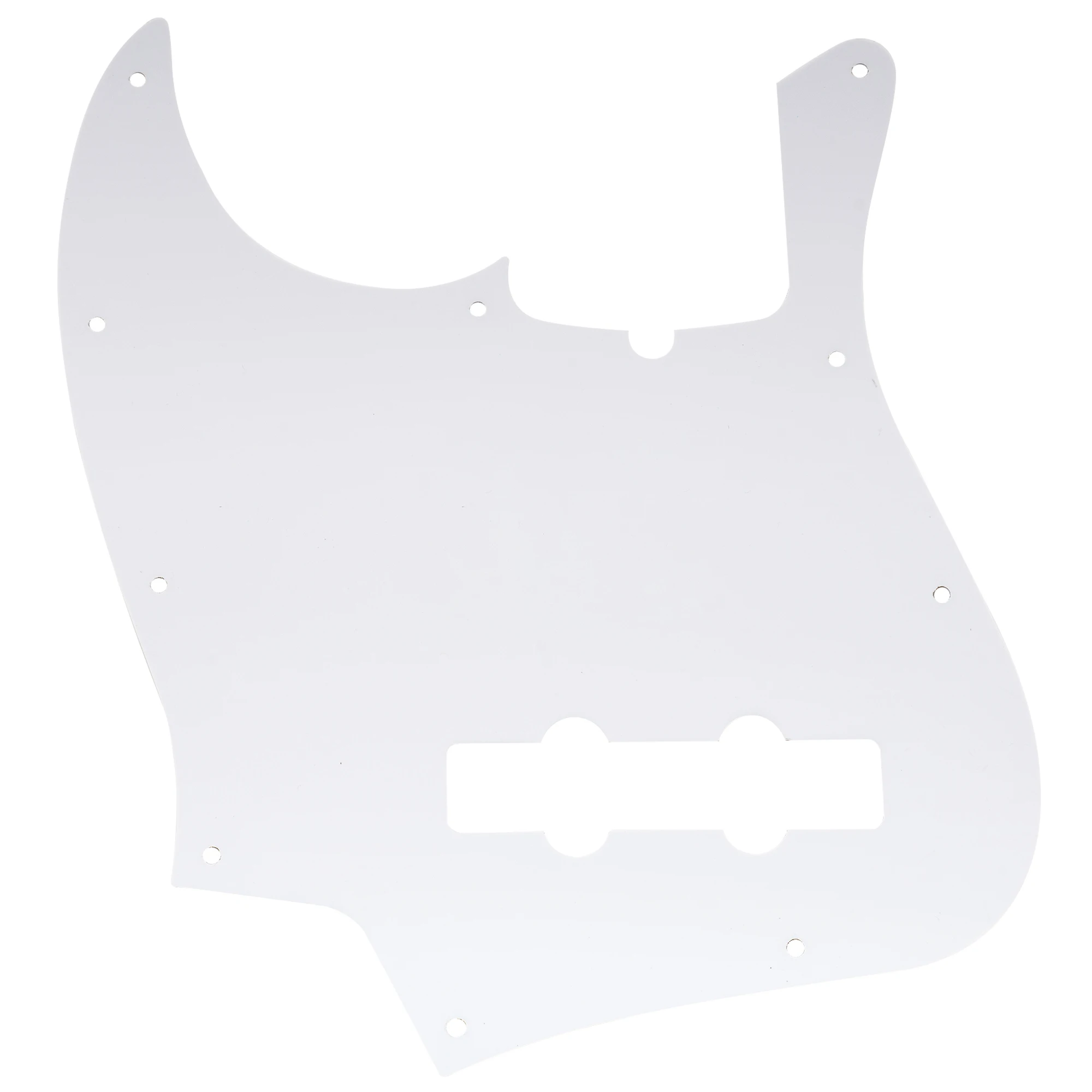 Musiclily Pro 10-Hole Modern Style J Bass Pickguard for 4 String American Jazz Bass