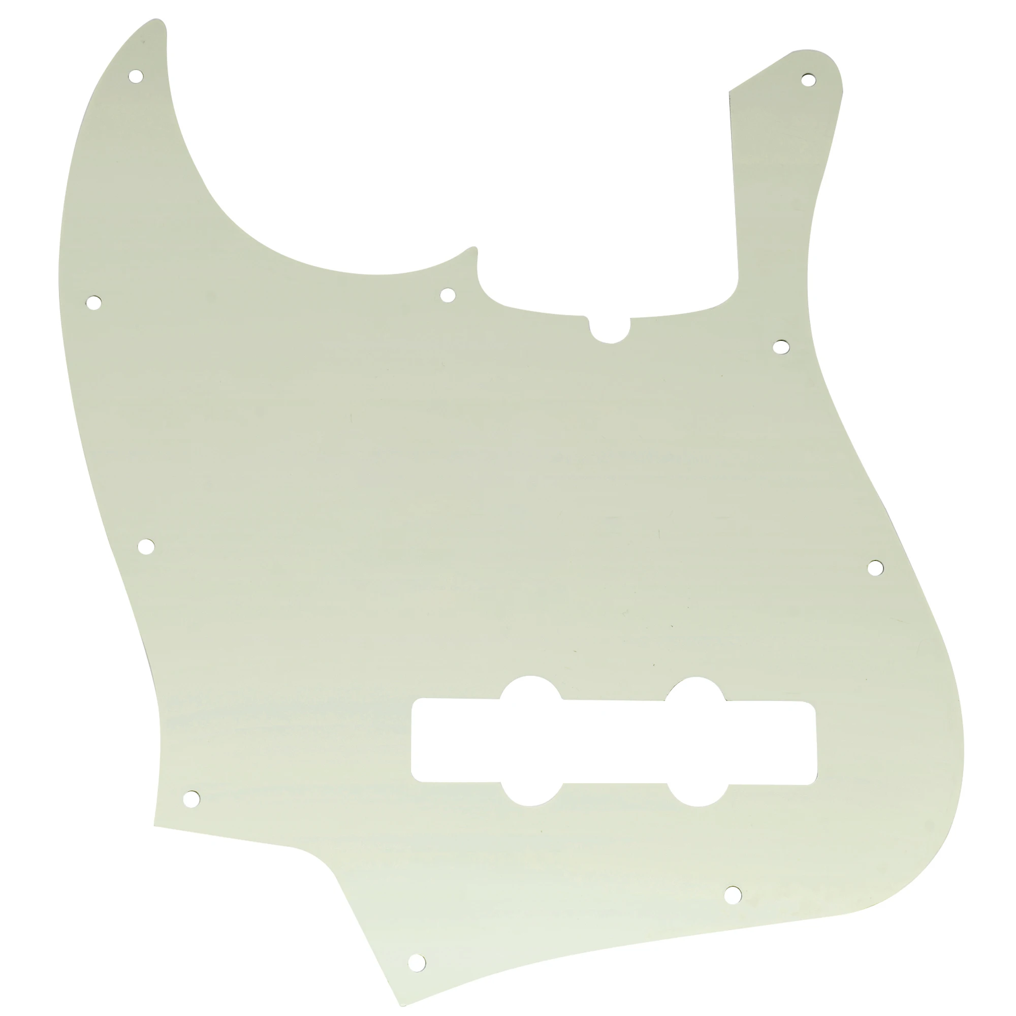 Musiclily Pro 10-Hole Modern Style J Bass Pickguard for 4 String American Jazz Bass