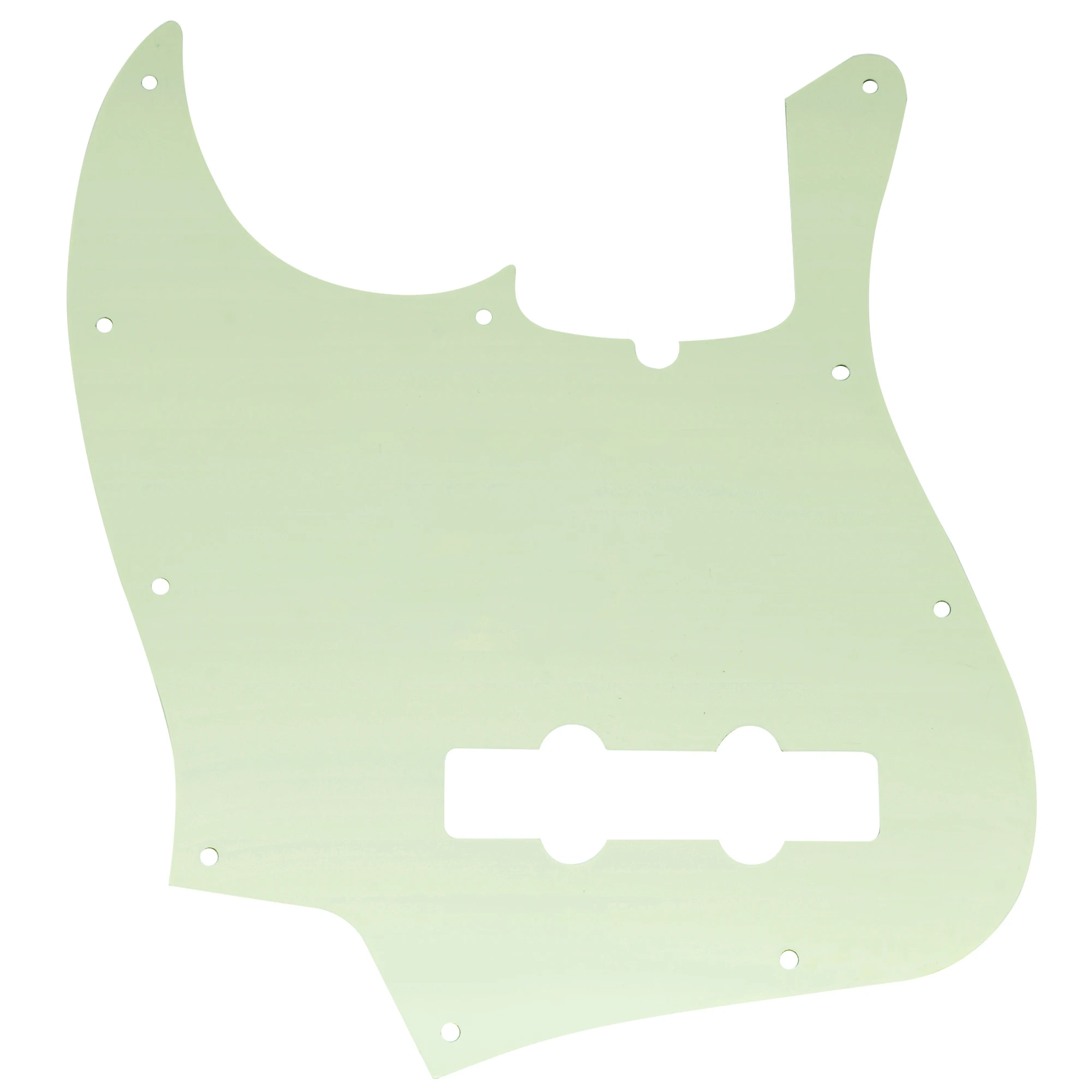 Musiclily Pro 10-Hole Modern Style J Bass Pickguard for 4 String American Jazz Bass