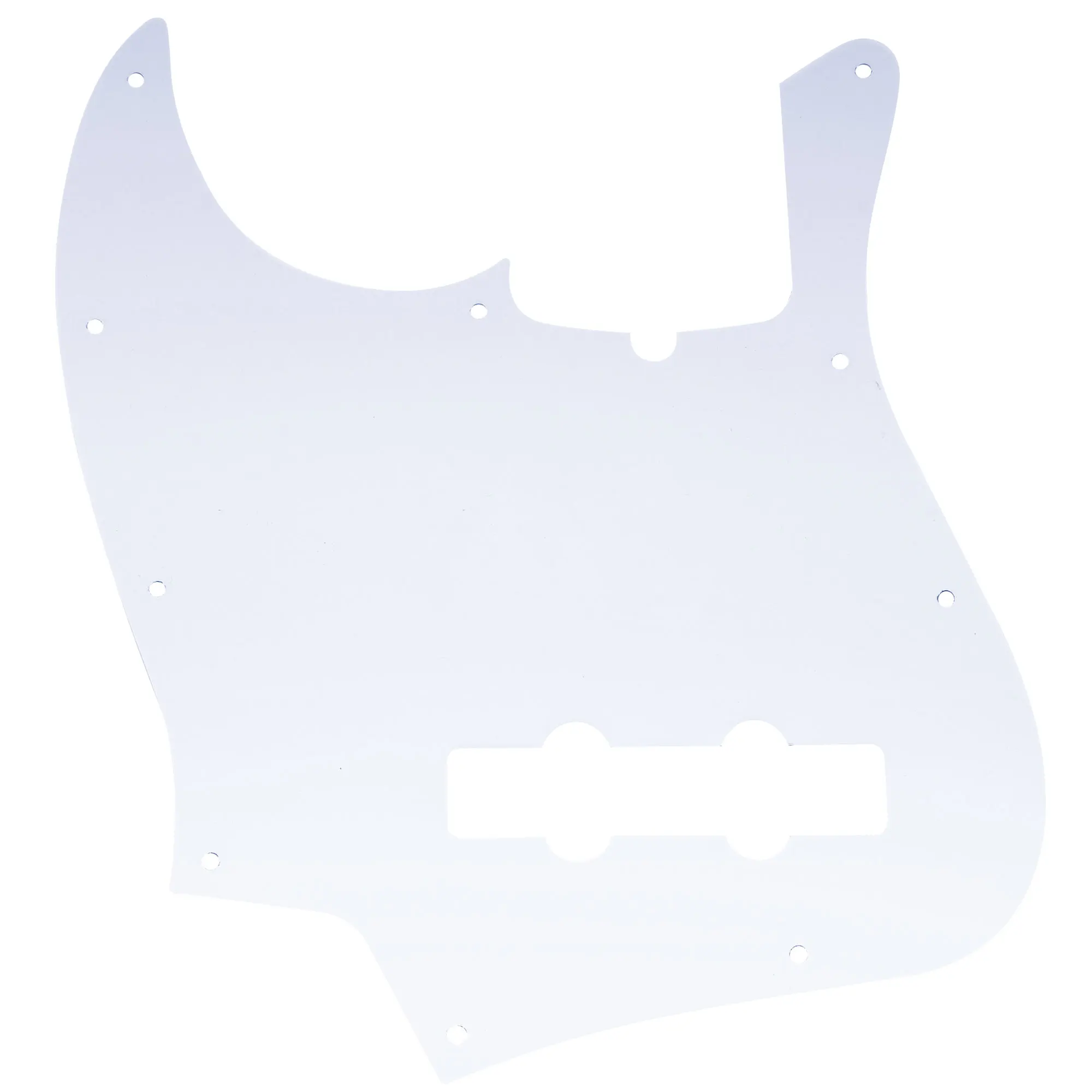 Musiclily Pro 10-Hole Modern Style J Bass Pickguard for 4 String American Jazz Bass
