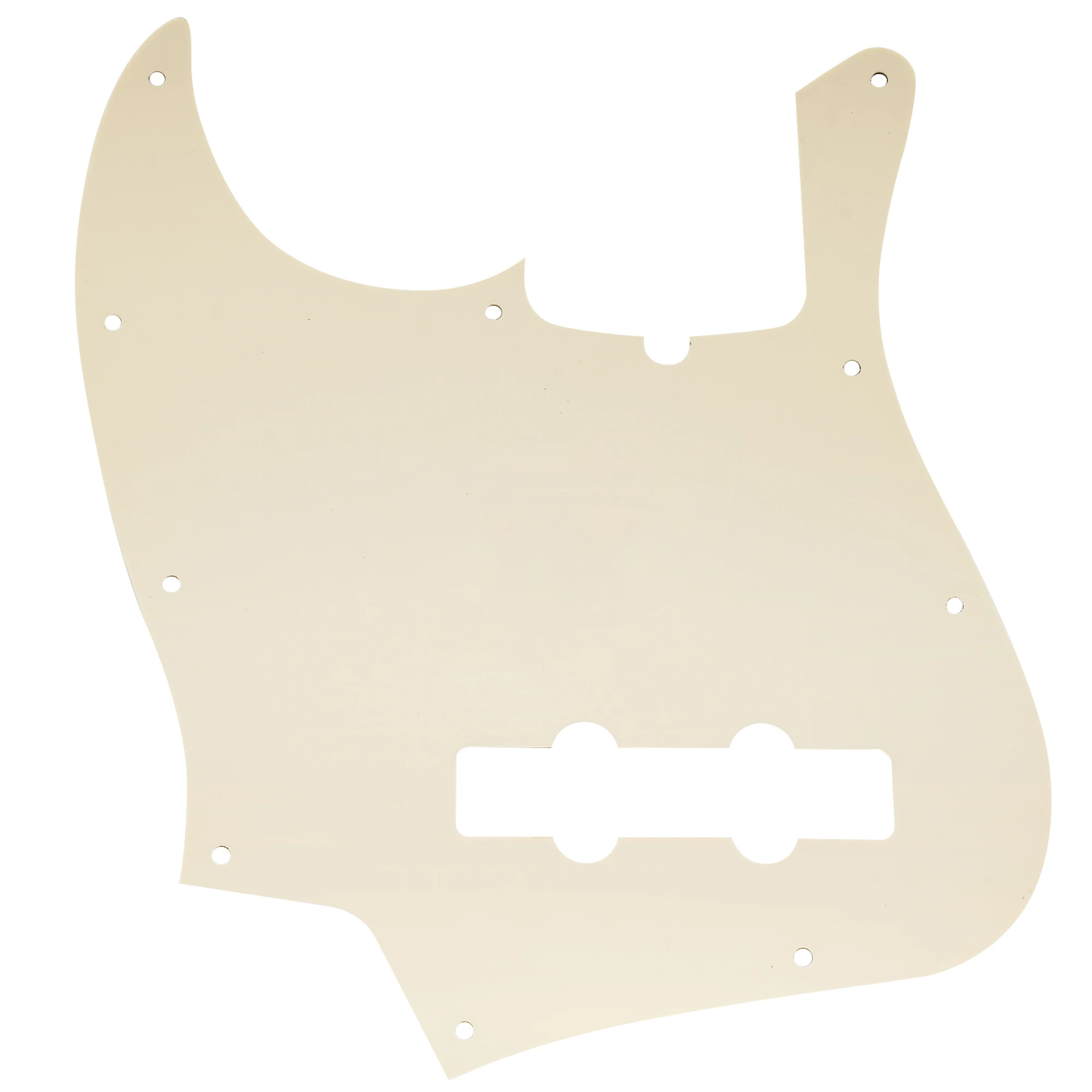 Musiclily Pro 10-Hole Modern Style J Bass Pickguard for 4 String American Jazz Bass