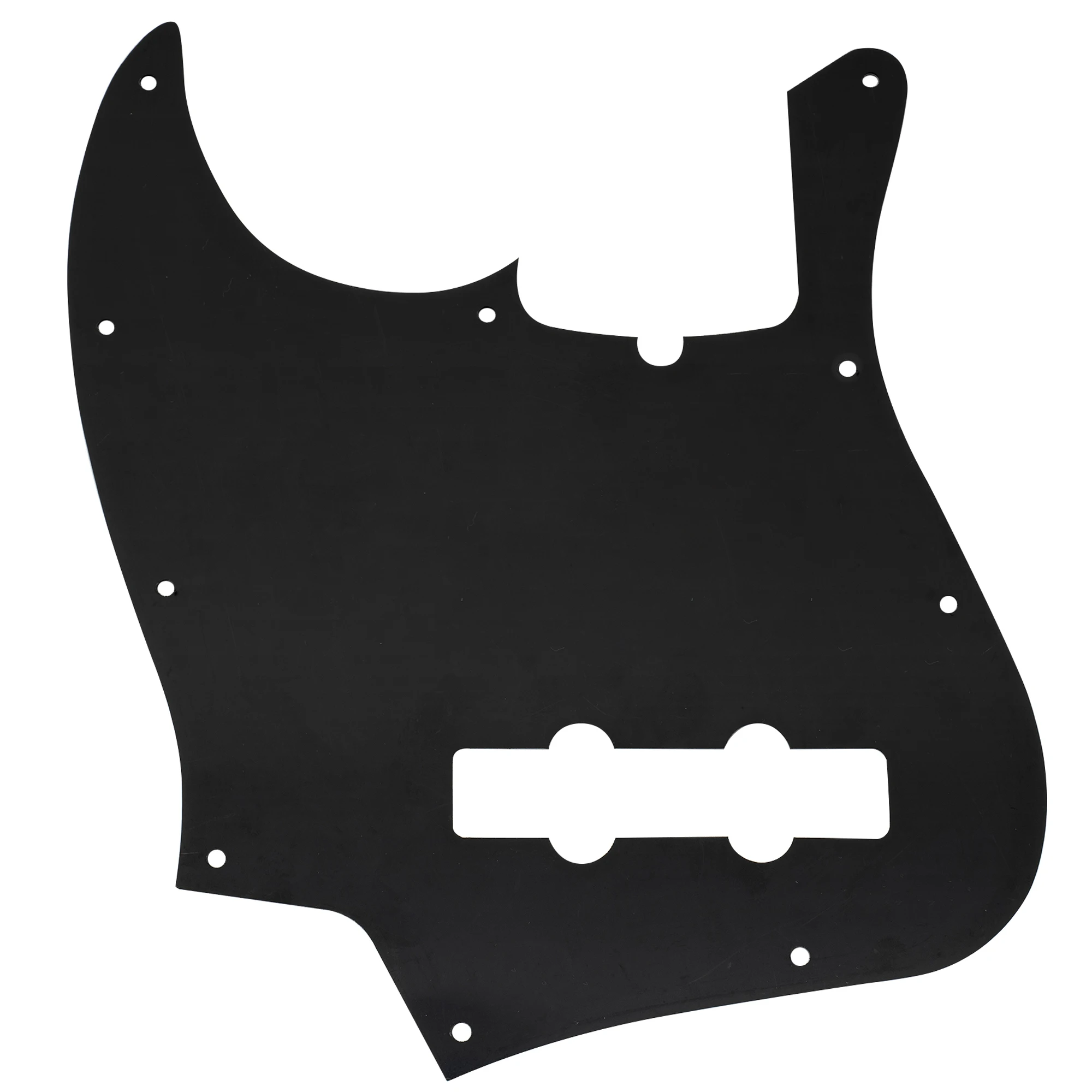 Musiclily Pro 10-Hole Modern Style J Bass Pickguard for 4 String American Jazz Bass