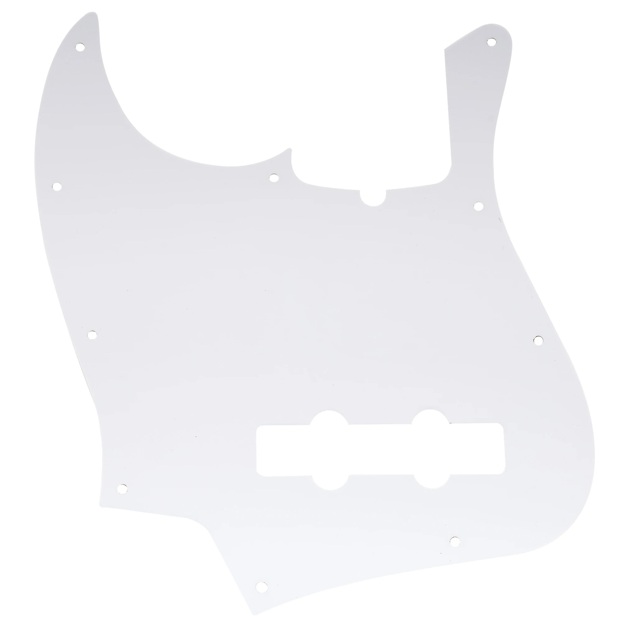 Musiclily Pro 10-Hole Modern Style J Bass Pickguard for 4 String American Jazz Bass