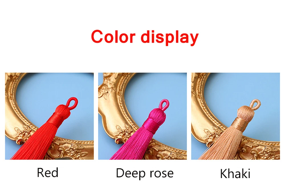 2/5/10PCS 8cm Polyester Silk Tassel Vertical Tassel Decoration Crafts DIY Jewelry Home Decoration Sewing Curtain Accessories