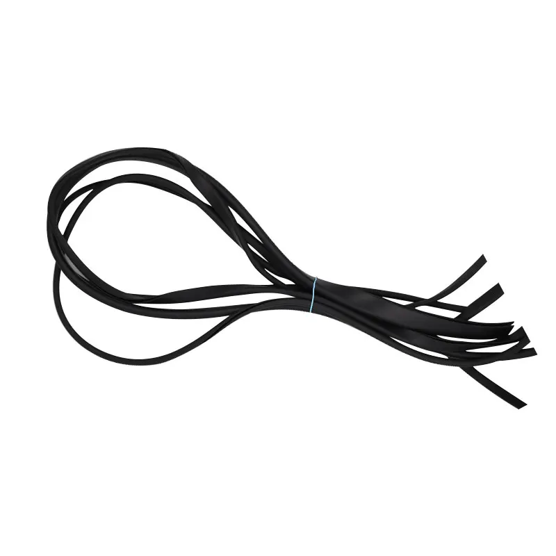 1/2/3/5/10M Black Rubber Edge Strip U Section Anti Oil Seal Edge Shield Encloser Inner Width 0.5-10mm High 5-15mm