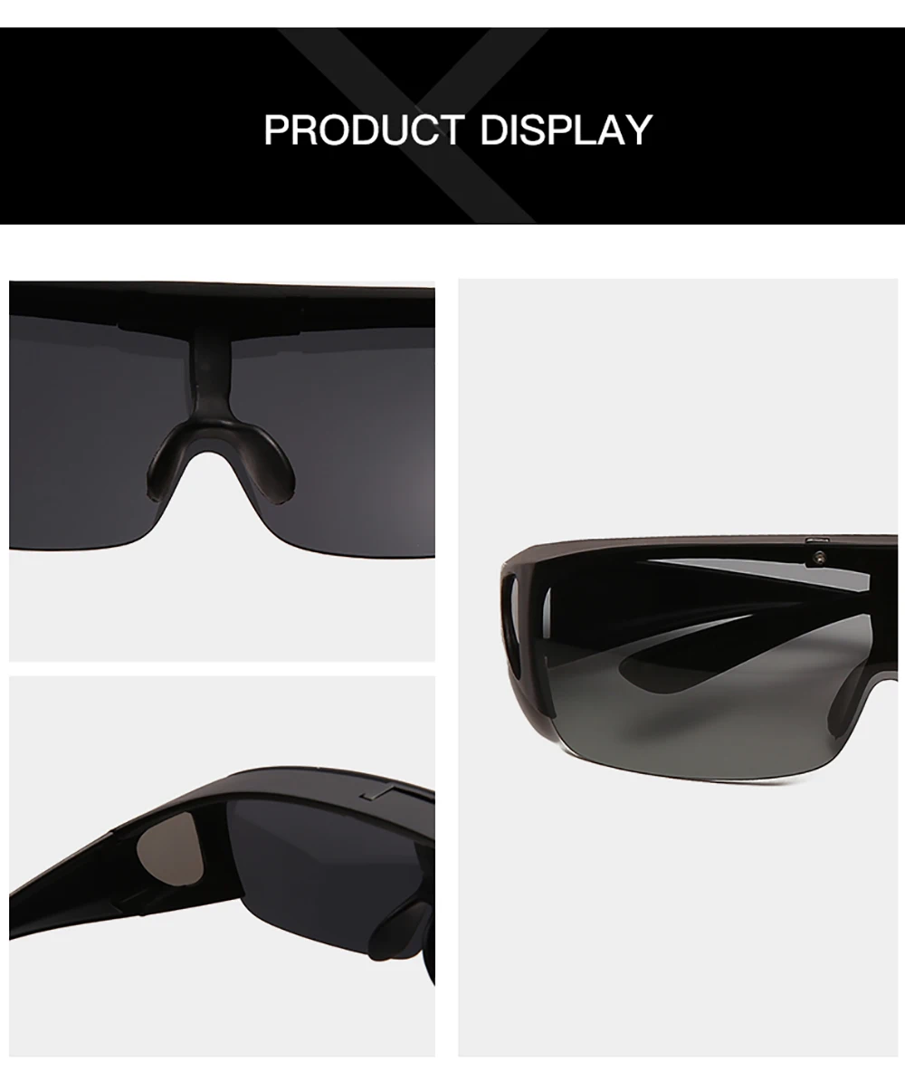 VIVIBEE Flip Up Polarized Fit Over Glasses Sunglasses Men Driving UV400 Photochromic Fishing Goggle Outdoor Women
