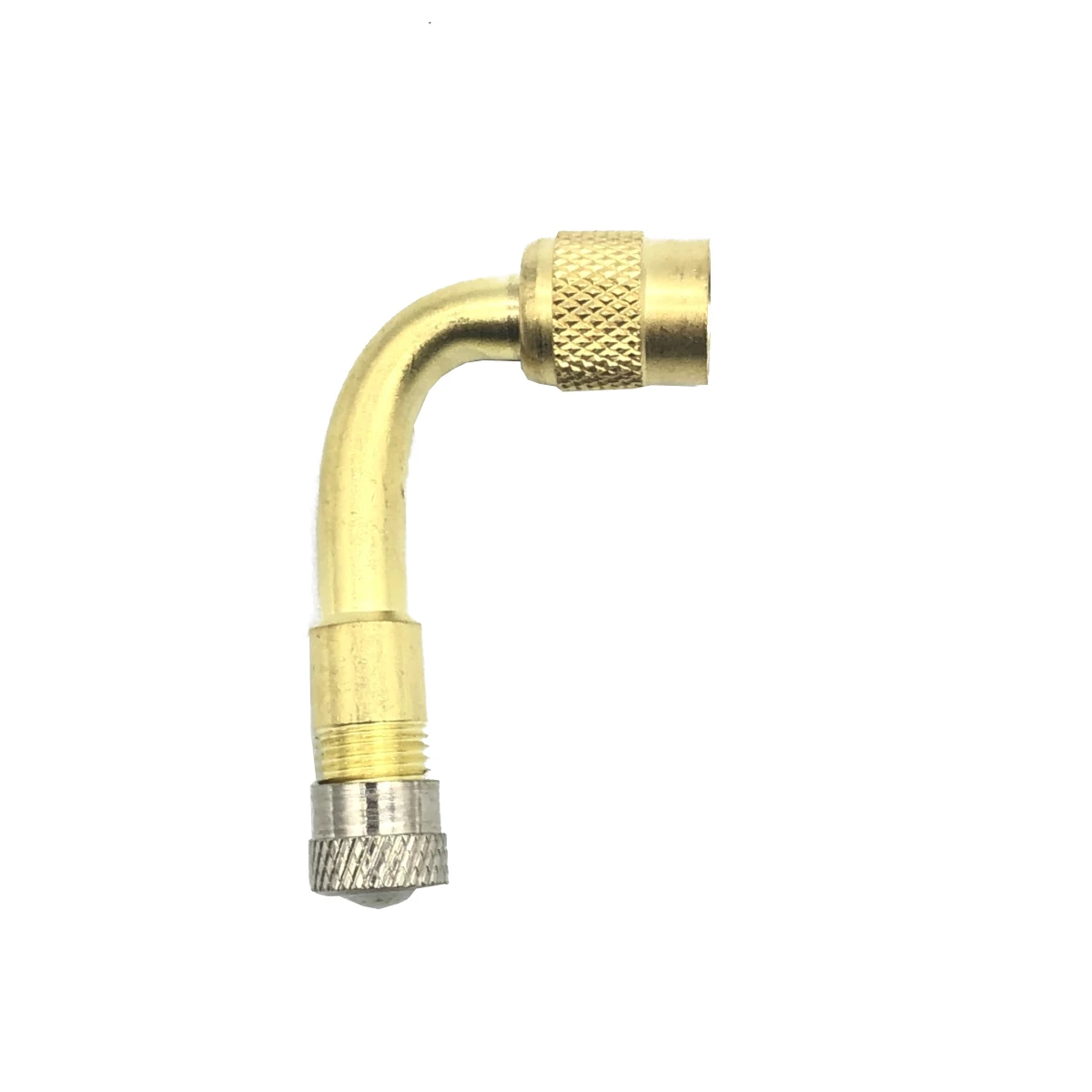 2Pcs Motorcycle Brass 45 90 135 Degree Angle Bent Valve Inflator Connector Tyre Tube Valve Extension Adapter for Truck Car Bike