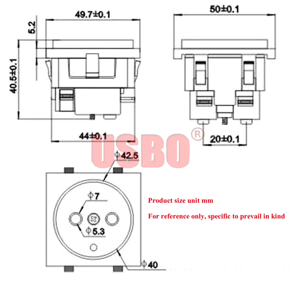 Black Copper 10/16A 250V American Japan Australian British EU Germany French Brazil Universal Electrical AC Power Socket