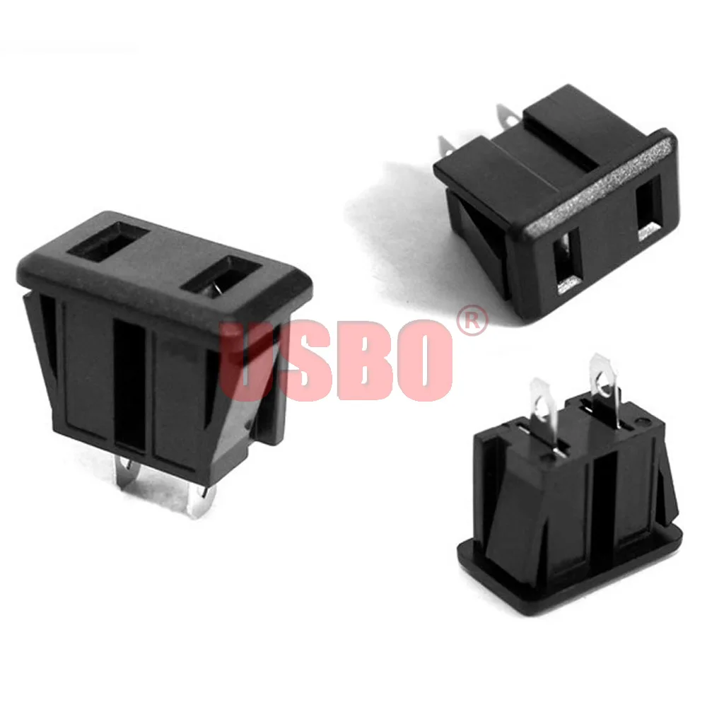 Black Copper 10/16A 250V American Japan Australian British EU Germany French Brazil Universal Electrical AC Power Socket