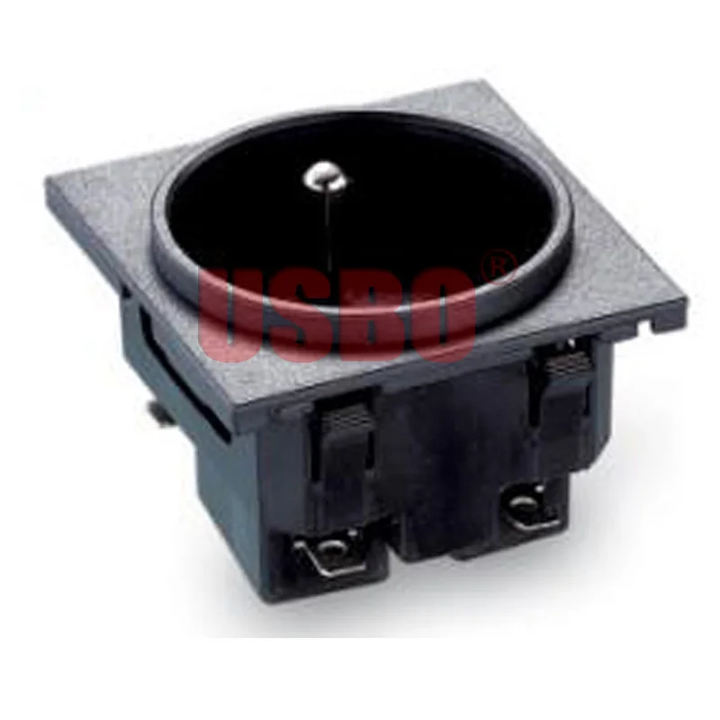 Black Copper 10/16A 250V American Japan Australian British EU Germany French Brazil Universal Electrical AC Power Socket