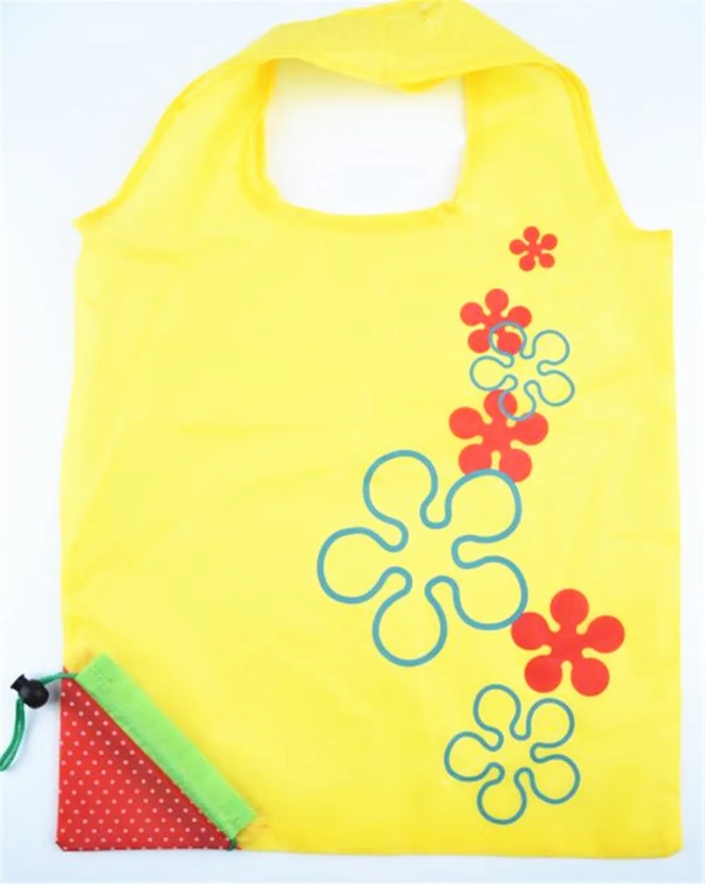 Fruit Shape Folding Shopping Bag Portable Large Capacity Women's Handbags Eco Reusable Tote Pouch Gift Bag Polyester Storage Bag