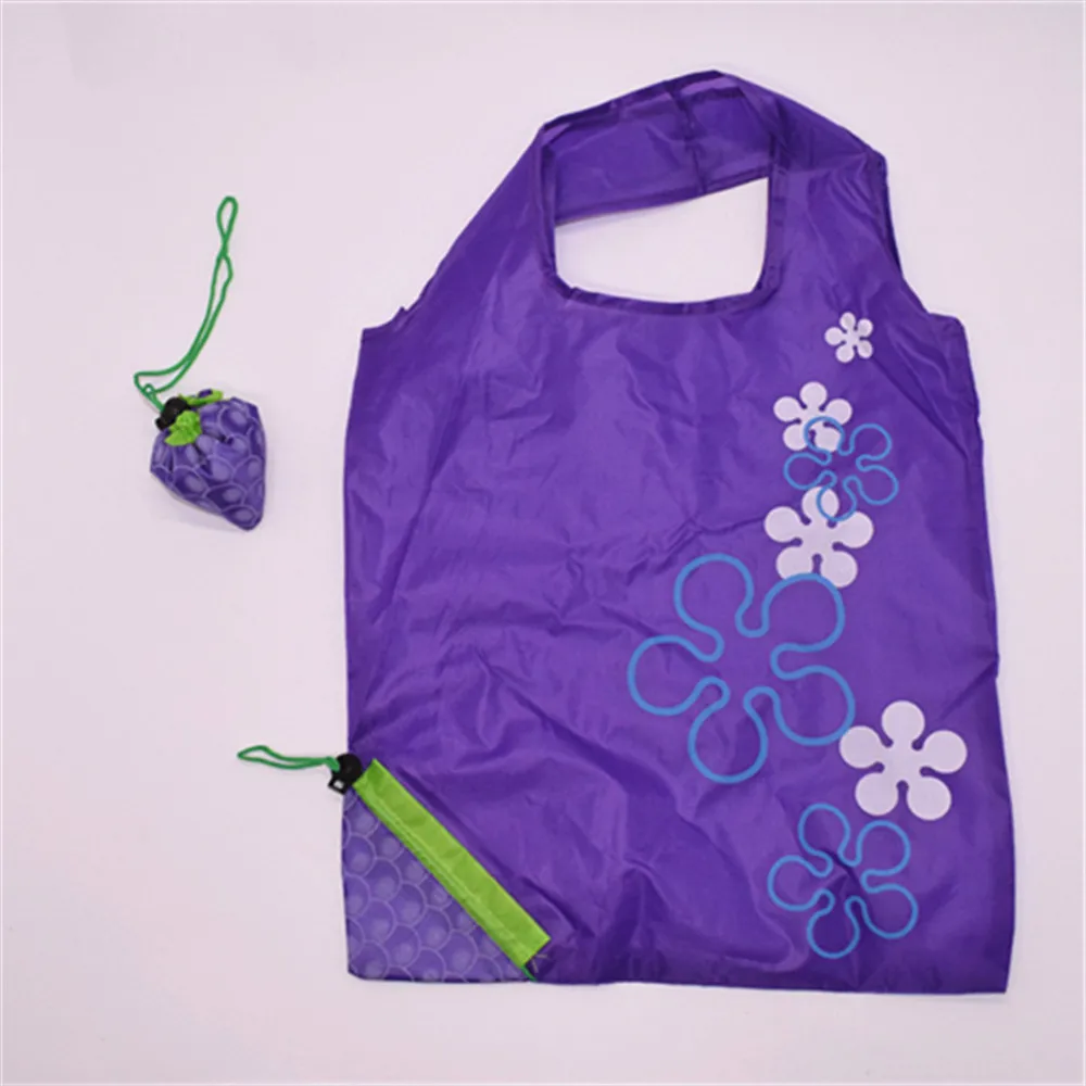Fruit Shape Folding Shopping Bag Portable Large Capacity Women's Handbags Eco Reusable Tote Pouch Gift Bag Polyester Storage Bag