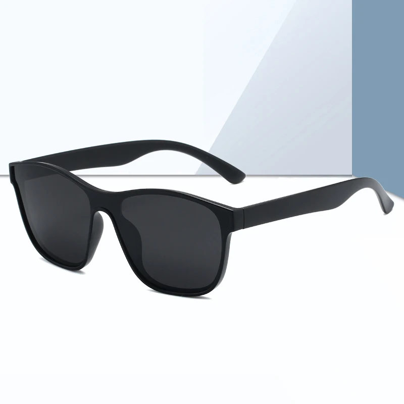 New One-piece Lens Sunglasses Men Women Fashion Square Male Sun Glasses Stylish Anti-glare Driving Travelling Shades UV400