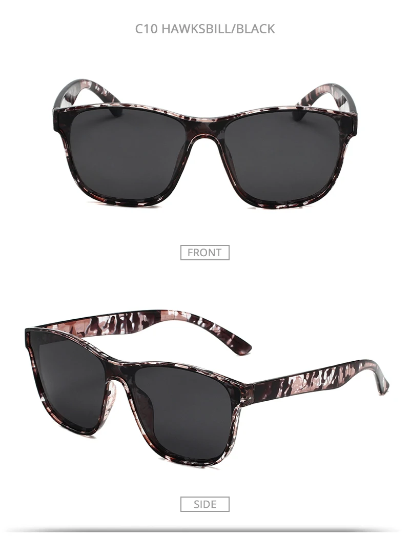 New One-piece Lens Sunglasses Men Women Fashion Square Male Sun Glasses Stylish Anti-glare Driving Travelling Shades UV400