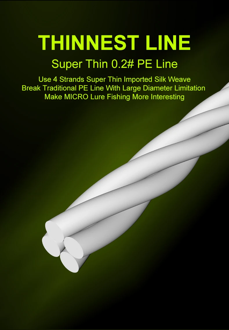 Kingdom 100M 150M Fishing Line 0.2# 0.4# 0.6# 9 12LB PE Braided Line Super Strong Multifilament Fishing Wire For Carp Fishing