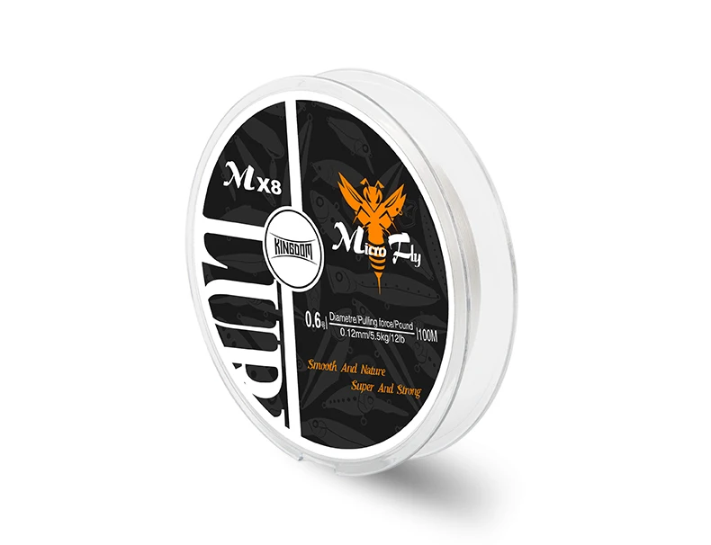 Kingdom 100M 150M Fishing Line 0.2# 0.4# 0.6# 9 12LB PE Braided Line Super Strong Multifilament Fishing Wire For Carp Fishing