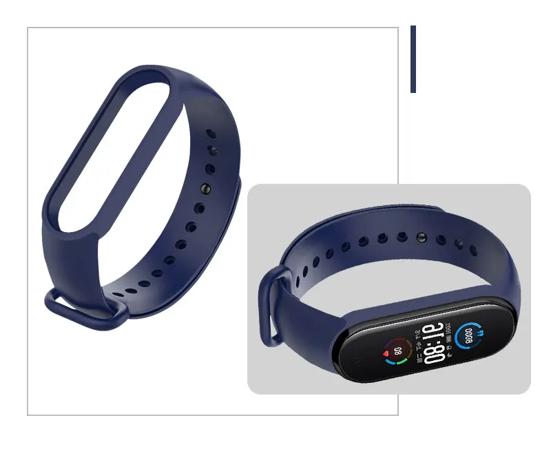 Watch Strap for Xiaomi Mi Band 7 6 5 4 3 Wristband Silicone Bracelet Wrist Straps MiBand 3 4 Band5 Band6 Smartwatch Accessories